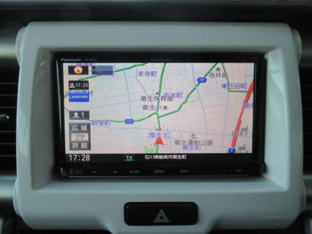 ハスラー Ｘ　弊社ユーザー管理車輛　ワンオーナー　純正１５インチアルミ　ディスチャージライト　メモリーナビ＆フルセグテレビ　オートエアコン　衝突被害軽減システム（12枚目）