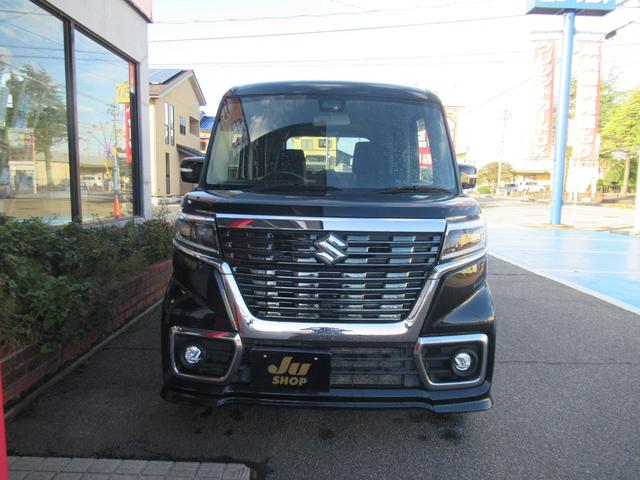 スペーシアカスタム ハイブリッドＧＳ　リース下取り＆ワンオーナー車　メモリーナビ＆フルセグＴＶ＆バックカメラ　レーンアシスト　パークアシスト　左側電動スライドドア　スマートキー　プッシュスタート（2枚目）