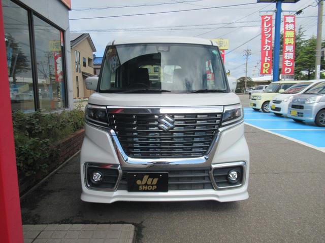 スペーシアカスタム ハイブリッドＧＳ　ワンオーナー　メモリーナビ＆フルセグ＆バックカメラ　左側パワースライドドア　盗難防止システム　レーンアシスト　頸部衝撃緩和ヘッドレスト　障害物センサー　スマートキー　プッシュスタート（2枚目）