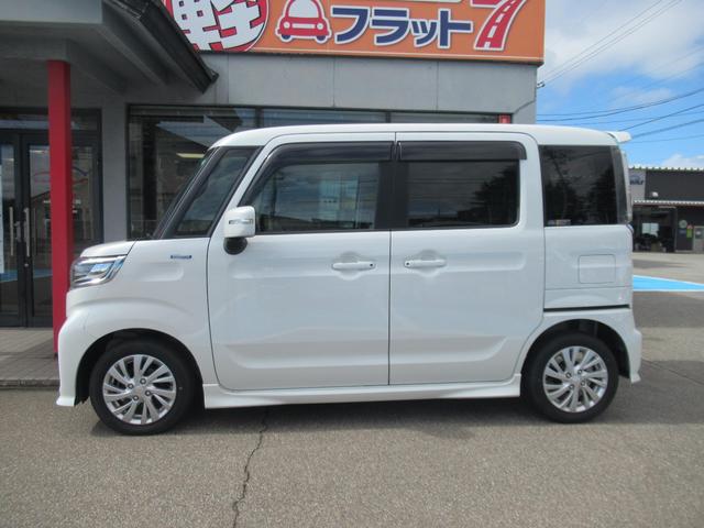 スペーシアカスタム ハイブリッドＧＳ　ワンオーナー　メモリーナビ＆フルセグ＆バックカメラ　左側パワースライドドア　盗難防止システム　レーンアシスト　頸部衝撃緩和ヘッドレスト　障害物センサー　スマートキー　プッシュスタート（3枚目）