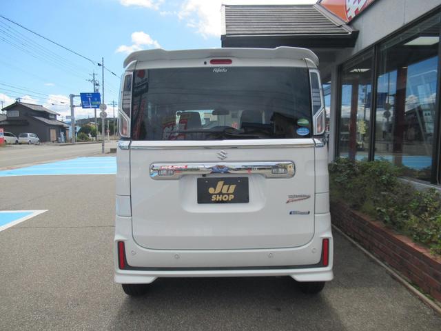 スペーシアカスタム ハイブリッドＧＳ　ワンオーナー　メモリーナビ＆フルセグ＆バックカメラ　左側パワースライドドア　盗難防止システム　レーンアシスト　頸部衝撃緩和ヘッドレスト　障害物センサー　スマートキー　プッシュスタート（4枚目）