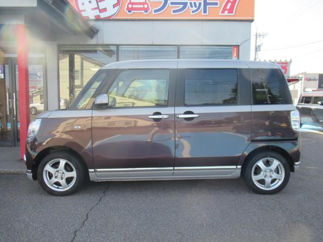 ムーヴキャンバス Ｇ　ＳＡＩＩ　純正８インチメモリーナビ＆フルセグテレビ＆ＤＶＤ＆ＣＤ　全方位カメラ　両側パワースライドドア　スマートキー　プッシュスタート　衝突被害軽減システム　アイドリングストップ（3枚目）