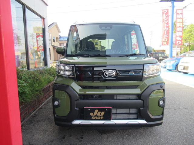 タント ファンクロス　レーンアシスト　アイドリングストップ　フルセグＴＶ　オートマチックハイビーム　両側パワースライドドア　盗難防止システム　衝突被害軽減システム　スマートキー　ベンチシート　シートヒーター（3枚目）