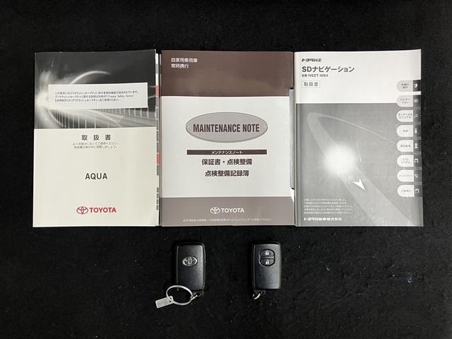 アクア Ｓスタイルブラック　フルセグ　メモリーナビ　ＤＶＤ再生　ミュージックプレイヤー接続可　バックカメラ　衝突被害軽減システム　ＥＴＣ　ドラレコ　ワンオーナー（40枚目）