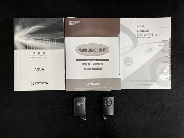 アクア Ｇ　ワンセグ　メモリーナビ　ミュージックプレイヤー接続可　バックカメラ　衝突被害軽減システム　ＥＴＣ　ドラレコ　ワンオーナー（40枚目）