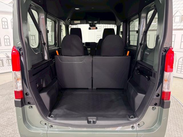 Ｎ－ＶＡＮ ファン・ターボ　ＣＶＴ　衝突被害軽減システム　クリアランスソナー　オートクルーズコントロール　レーンアシスト　バックカメラ　両側スライドドア　スマートキー　アイドリングストップ　電動格納ミラー　オートライト（18枚目）
