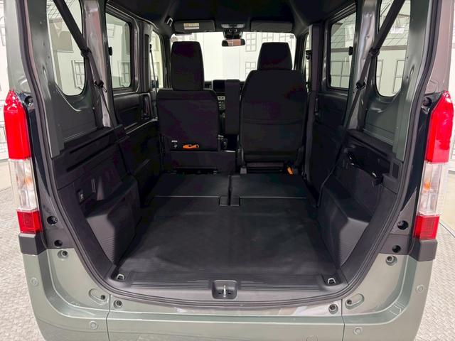 Ｎ－ＶＡＮ ファン・ターボ　ＣＶＴ　衝突被害軽減システム　クリアランスソナー　オートクルーズコントロール　レーンアシスト　バックカメラ　両側スライドドア　スマートキー　アイドリングストップ　電動格納ミラー　オートライト（51枚目）