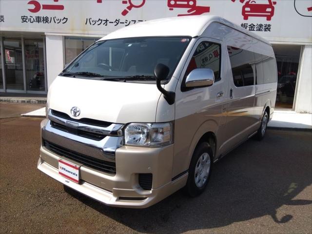 ハイエースワゴン グランドキャビン☆４ＷＤ☆１０人乗☆修復歴無し☆試乗可能☆　☆モデリスタエアロパーツ☆トヨタセーフティセンス☆メモリーナビ☆地デジＴＶ☆Ｂｌｕｅｔｏｏｔｈ☆バックカメラ☆パワースライドドア☆ドラレコ☆ＥＴＣ☆メッキドアミラー☆衝突軽減ブレーキ☆走行５．６万Ｋｍ（2枚目）