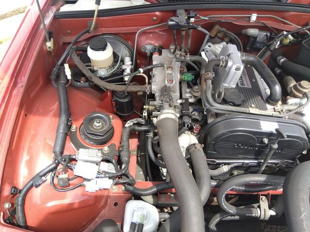カプチーノ ベースグレード☆禁煙☆走行１．６万Ｋｍ☆屋内保管☆　☆５速ＭＴ☆エアコン効きＯＫ☆走行１．６万Ｋｍ☆純正１４インチアルミ☆外装鈑金済み☆（35枚目）