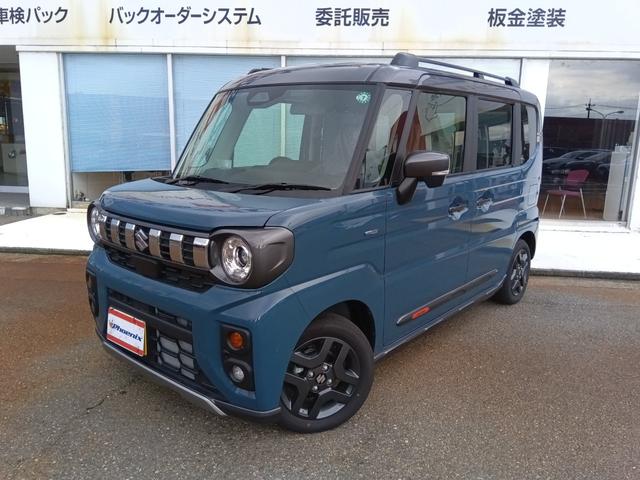 スペーシアギア ハイブリッドＸＺ☆禁煙☆修復歴無☆走行７Ｋｍ☆　☆スズキセーフティサポート☆レーダークルーズ☆パーキングソナー☆両側パワースライドドア☆シート＆ハンドルヒーター☆ＬＥＤヘッドライト＆フォグ☆マルチユースフラップ☆スマートキー☆プッシュスタート☆（2枚目）