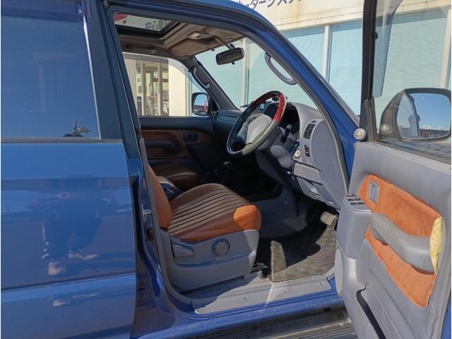 ランドクルーザープラド TX パッケージIII☆4WD☆禁煙☆修復歴無☆ ☆ムーンルーフ動作確認済☆ヴィンテージレザー調シートカバー☆ETC☆ルーフレール☆社外グリル&ヘッドライト☆DEANクロスカントリー&BFグッドリッチホワイトレター☆(21枚目)