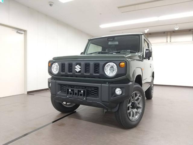 ジムニー ＸＣ　届出済未使用車　４ＷＤ　衝突被害軽減システム　盗難防止システム　ＣＶＴ　オートライト　シートヒーター　オートエアコン　クルーズコントロール　スマートキー　純正ＡＷホイール　スペアタイヤ（4枚目）