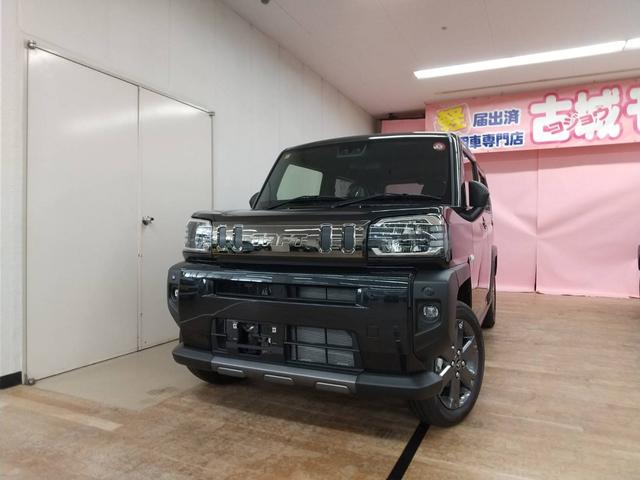 タフト Ｇ　ダーククロムベンチャー　届出済未使用車　４ＷＤ　衝突軽減ブレーキ　盗難防止システム　オートエアコン　シートヒーター　アイドリングストップ　バックカメラ　ナビ付　ＬＥＤヘッドライト　スマートキー（3枚目）