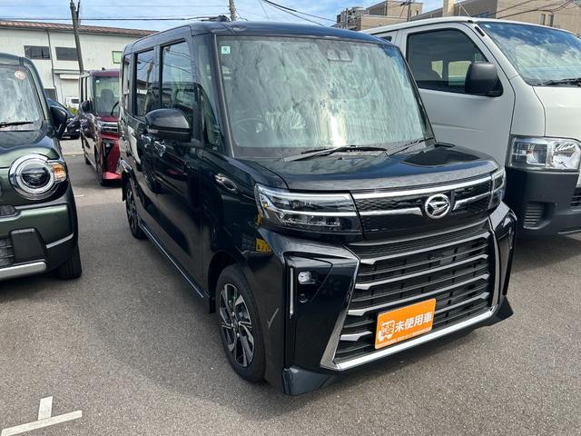 タント カスタムＸ　オートエアコン　シートヒーター　アルミホイール　盗難防止システム　両側パワースライドドア　プッシュスタート　衝突被害軽減ブレーキ　クリアランスソナー（3枚目）