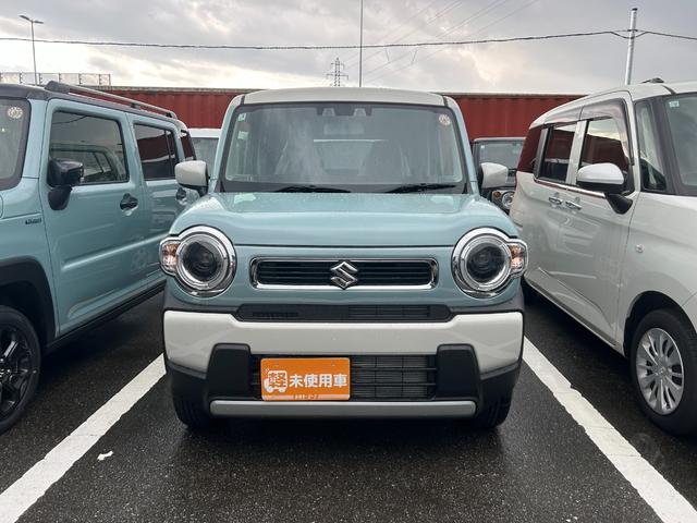 ハスラー ハイブリッドＧ　届出済未使用車　ＡＡＣ　ＰＳ　ＰＷ　キーレス　スマート　集中Ｄ　クルコン　４ＷＤ　コーナー　寒冷　ＷエアＢ　ＳＡＢ　ＡＢＳ　ＥＳＣ　盗難　イモビ　Ｓヒーター　Ｆフラット　Ｐガラス　ＲＨ（3枚目）