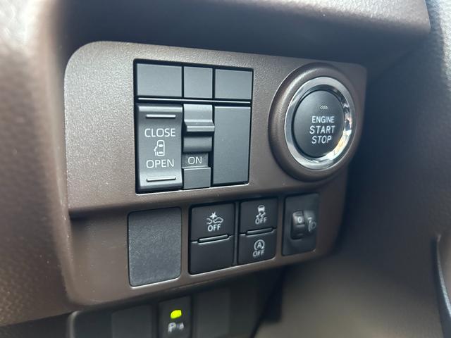 トール Ｘ　エアコン　オートライト　片側電動スライドドア　プッシュスタート　衝突被害軽減ブレーキ　アイドリングストップ　横滑り防止装置　クリアランスソナー（38枚目）