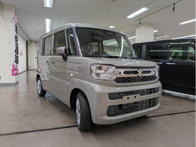 スペーシア ハイブリッドG 届出済未使用車 衝突被害軽減システム 盗難防止システム CVT オートライト アイドリングストップ オートエアコン LEDヘッドライト スマートキー ハイブリット(6枚目)