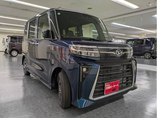 タント カスタムＸ　届出済未使用車　衝突被害軽減システム　盗難防止システム　アイドリングストップ　バックカメラ　シートヒーター　オートエアコン　ＬＥＤヘッドライト　スマートキー　両側電動スライドドア　純正ＡＷホイール（5枚目）