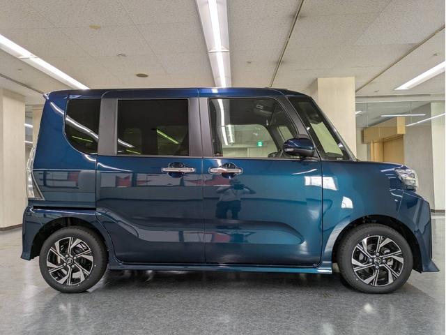 タント カスタムＸ　届出済未使用車　衝突被害軽減システム　盗難防止システム　アイドリングストップ　バックカメラ　シートヒーター　オートエアコン　ＬＥＤヘッドライト　スマートキー　両側電動スライドドア　純正ＡＷホイール（6枚目）