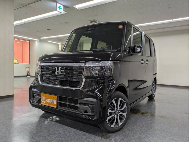 N-BOXカスタム ベースグレード 4WD 届出済未使用車 衝突被害軽減システム 盗難防止システム アイドリングストップ バックカメラ シートヒーター オートエアコン LEDヘッドライト スマートキー 電動スライド クルーズコントロール(6枚目)