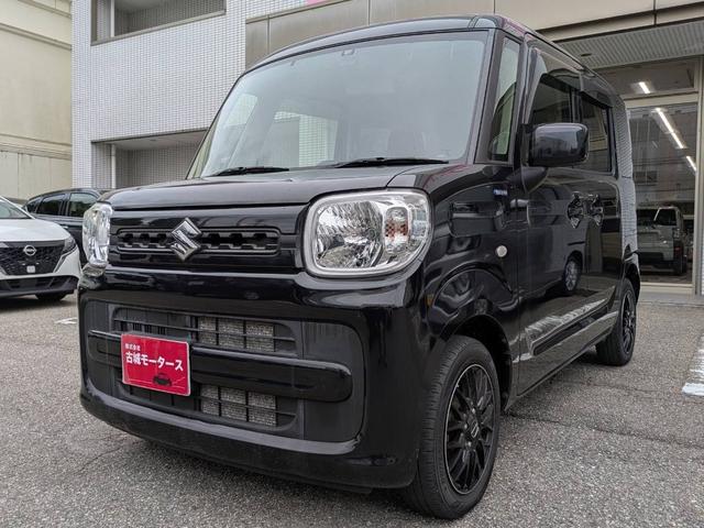 スペーシア ハイブリッドG ナビ付 衝突被害軽減システム 盗難防止システム CVT オートライト アイドリングストップ オートエアコン スマートキー スライドドア ETC(5枚目)