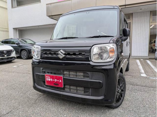 スペーシア ハイブリッドG ナビ付 衝突被害軽減システム 盗難防止システム CVT オートライト アイドリングストップ オートエアコン スマートキー スライドドア ETC(6枚目)