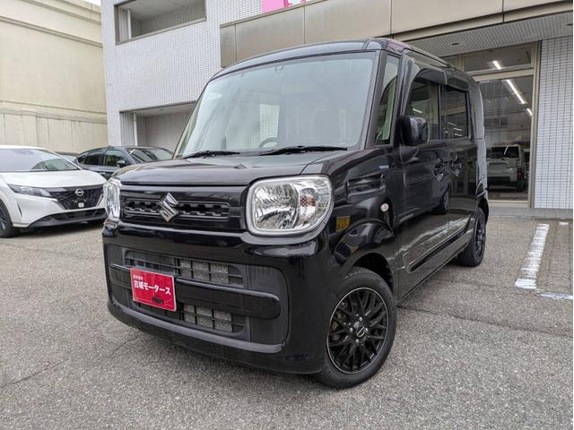 スペーシア ハイブリッドG ナビ付 衝突被害軽減システム 盗難防止システム CVT オートライト アイドリングストップ オートエアコン スマートキー スライドドア ETC(7枚目)