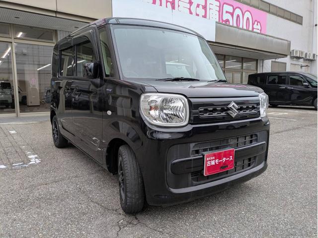 スペーシア ハイブリッドG ナビ付 衝突被害軽減システム 盗難防止システム CVT オートライト アイドリングストップ オートエアコン スマートキー スライドドア ETC(8枚目)