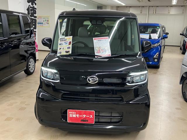 タント Ｘ　ナビ付　衝突被害軽減システム　盗難防止システム　ＣＶＴ　オートライト　アイドリングストップ　バックカメラ　シートヒーター　オートエアコン　ＬＥＤヘッドライト　スマートキー　電動スライドドア　ピラーレス（5枚目）