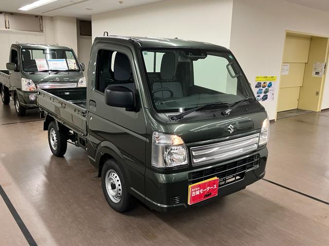 キャリイトラック KC パートタイム4WD 届出済未使用車 衝突被害軽減システム オートライト エアコン キーレスエントリー パワーウィンドウ アイドリングストップ AM/FMラジオ(7枚目)