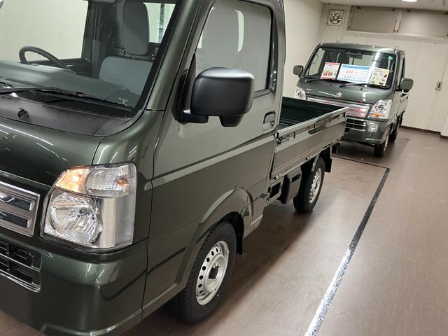 キャリイトラック KC パートタイム4WD 届出済未使用車 衝突被害軽減システム オートライト エアコン キーレスエントリー パワーウィンドウ アイドリングストップ AM/FMラジオ(11枚目)