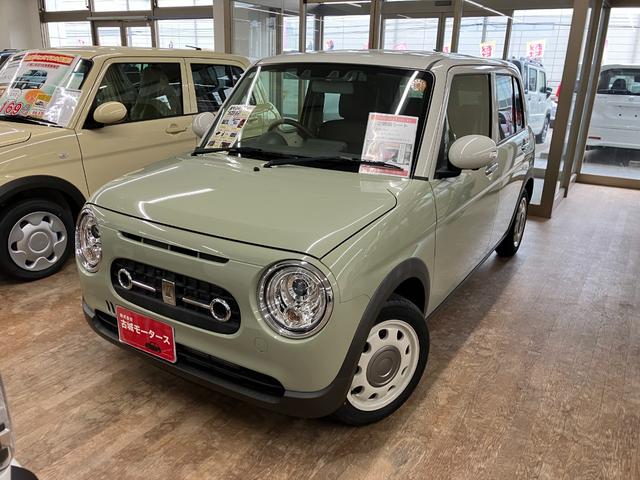 アルトラパンＬＣ Ｘ　全方位カメラ　衝突被害軽減システム　盗難防止システム　ＣＶＴ　オートライト　アイドリングストップ　シートヒーター　オートエアコン　ＬＥＤヘッドライト　スマートキー（4枚目）