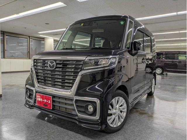 フレアワゴンカスタムスタイル ハイブリッドXG ナビ付 衝突被害軽減システム 盗難防止システム CVT オートライト アイドリングストップ シートヒーター オートエアコン LEDヘッドライト スマートキー 電動スライドドア 純正AWホイール ETC(7枚目)