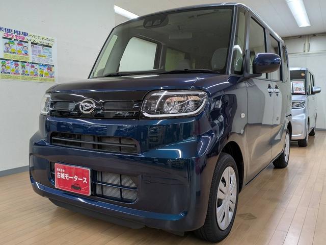 タント Ｘ　ナビ付　届出済未使用車　衝突被害軽減システム　盗難防止システム　オートライト　アイドリングストップ　バックカメラ　シートヒーター　オートエアコン　ＬＥＤヘッドライト　スマートキー　電動スライドドア（5枚目）
