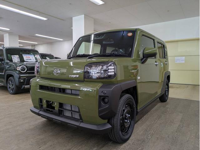 タフト Ｘ　衝突被害軽減システム　盗難防止システム　ＣＶＴ　オートライト　アイドリングストップ　バックカメラ　オートエアコン　ＬＥＤヘッドライト　スマートキー（4枚目）