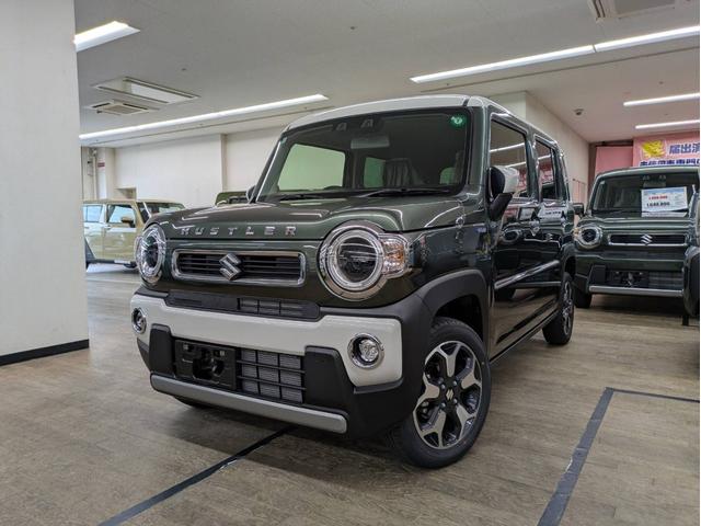 ハスラー ハイブリッドＸ　４ＷＤ　届出済未使用車　衝突被害軽減システム　盗難防止システム　オートライト　アイドリングストップ　シートヒーター　クルーズコントロール　オートエアコン　ＬＥＤヘッドライト　スマートキー　純正アルミ（6枚目）