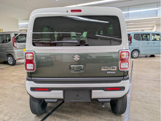 ハスラー ハイブリッドＸ　４ＷＤ　届出済未使用車　衝突被害軽減システム　盗難防止システム　オートライト　アイドリングストップ　シートヒーター　クルーズコントロール　オートエアコン　ＬＥＤヘッドライト　スマートキー　純正アルミ（9枚目）