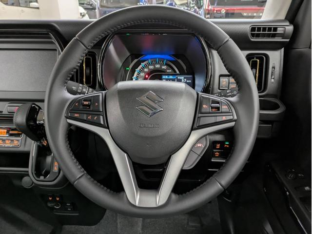 ハスラー ハイブリッドＸ　４ＷＤ　届出済未使用車　衝突被害軽減システム　盗難防止システム　オートライト　アイドリングストップ　シートヒーター　クルーズコントロール　オートエアコン　ＬＥＤヘッドライト　スマートキー　純正アルミ（24枚目）