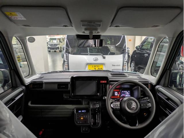 スペーシアギア ハイブリッドＸＺ　届出済未使用車　衝突被害軽減システム　盗難防止システム　アイドリングストップ　シートヒーター　オートエアコン　ＬＥＤヘッドライト　クルーズコントロール　スマートキー　両側電動スライド　純正ＡＷホイール（24枚目）