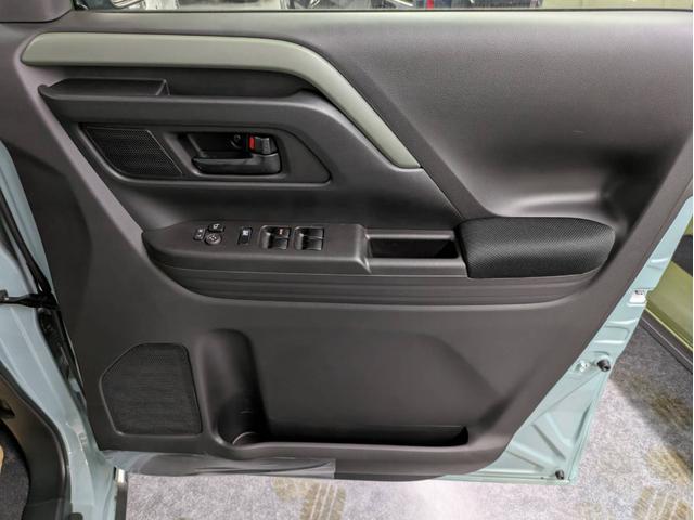 スペーシアギア ハイブリッドＸＺ　届出済未使用車　衝突被害軽減システム　盗難防止システム　アイドリングストップ　シートヒーター　オートエアコン　ＬＥＤヘッドライト　クルーズコントロール　スマートキー　両側電動スライド　純正ＡＷホイール（27枚目）