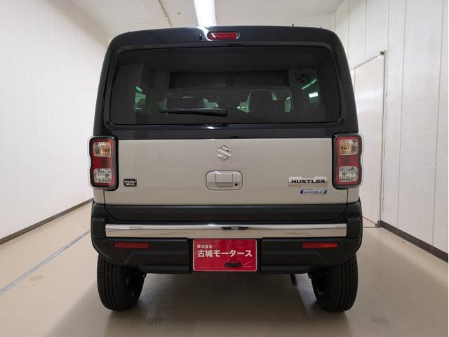 ハスラー タフワイルド 届出済未使用車 衝突被害軽減システム 盗難防止システム オートライト アイドリングストップ シートヒーター クルーズコントロール オートエアコン LEDヘッドライト スマートキー 純正AWホイール(6枚目)