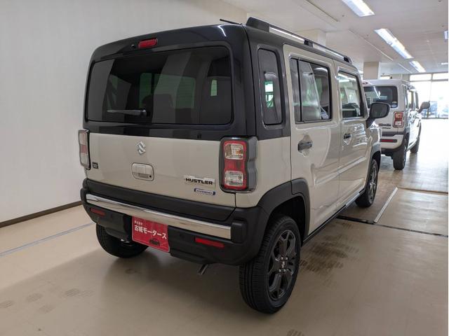 ハスラー タフワイルド 届出済未使用車 衝突被害軽減システム 盗難防止システム オートライト アイドリングストップ シートヒーター クルーズコントロール オートエアコン LEDヘッドライト スマートキー 純正AWホイール(7枚目)