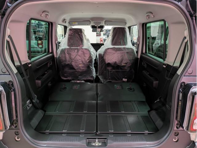 ハスラー タフワイルド 届出済未使用車 衝突被害軽減システム 盗難防止システム オートライト アイドリングストップ シートヒーター クルーズコントロール オートエアコン LEDヘッドライト スマートキー 純正AWホイール(12枚目)