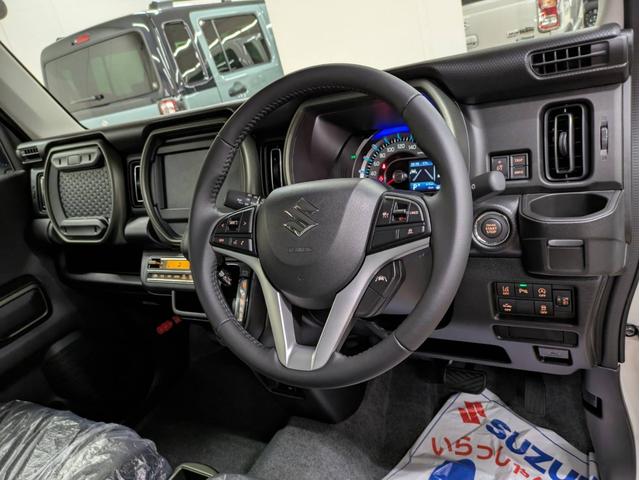 ハスラー タフワイルド 届出済未使用車 衝突被害軽減システム 盗難防止システム オートライト アイドリングストップ シートヒーター クルーズコントロール オートエアコン LEDヘッドライト スマートキー 純正AWホイール(23枚目)