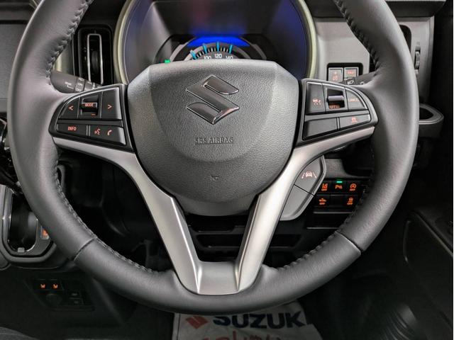 ハスラー タフワイルド 届出済未使用車 衝突被害軽減システム 盗難防止システム オートライト アイドリングストップ シートヒーター クルーズコントロール オートエアコン LEDヘッドライト スマートキー 純正AWホイール(34枚目)