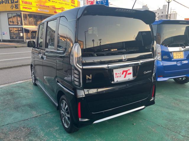 N-BOXカスタム L メモリーナビ フルセグTV バックカメラ Bluetoothオーディオ ETC 左側パワースライドドア スマートキー プッシュスタート 純正14インチアルミ LEDヘッドライト 衝突被害軽減システム(6枚目)