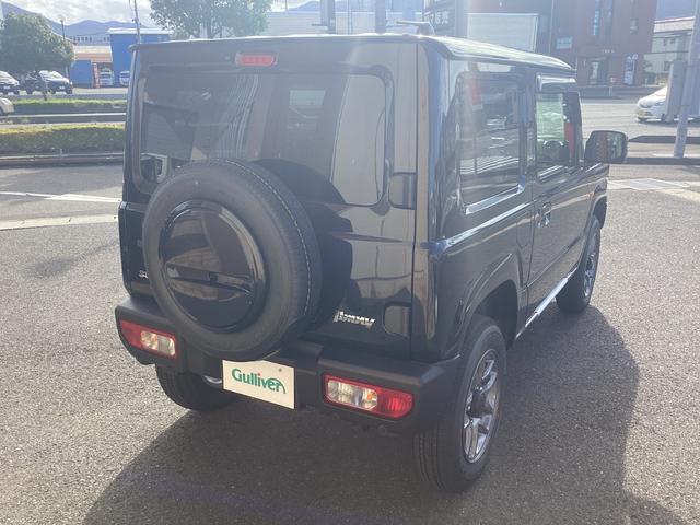 ジムニー XC XC 4WD スズキセーフティサポート クルーズコントロール AT ターボ 純正16アルミ LEDヘッドライト 革巻ハンドル オートマチックハイビーム LEDフォグライト スマートキー 背面タイヤ(26枚目)