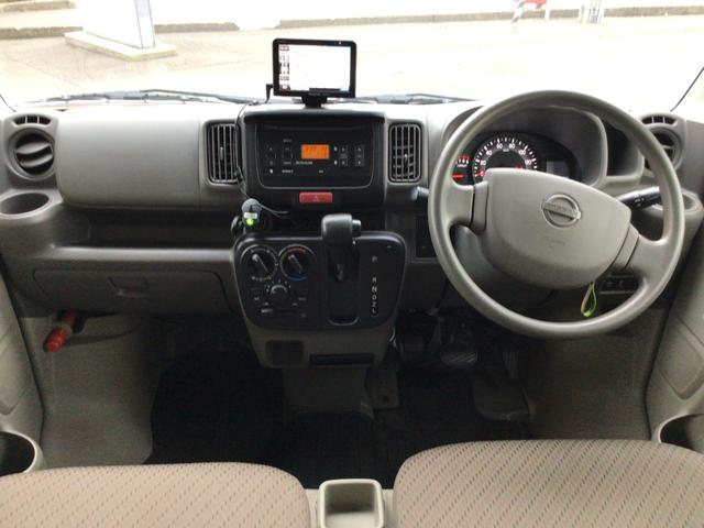 NV100クリッパーバン DX GLセーフティパッケージ 4WD 4AT ポータブルナビ ハイルーフ 衝突軽減ブレーキ リアパーキングソナー 電動格納ミラー 車線逸脱警報装置 パワーウインドウ オートライト キーレスエントリー 当社レンタカーアップ(2枚目)