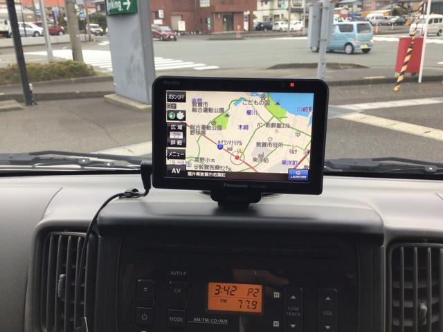 NV100クリッパーバン DX GLセーフティパッケージ 4WD 4AT ポータブルナビ ハイルーフ 衝突軽減ブレーキ リアパーキングソナー 電動格納ミラー 車線逸脱警報装置 パワーウインドウ オートライト キーレスエントリー 当社レンタカーアップ(3枚目)