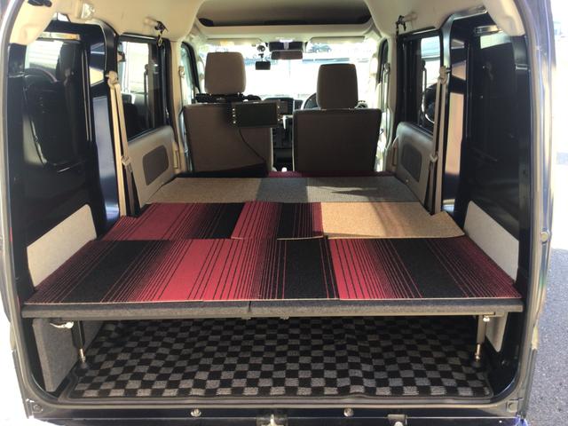 エブリイ ジョイン　４ＷＤ　ハイルーフ　簡易ベット仕様取外可　キャンピング　ナビ　バックカメラ　テイン車高調　衝突軽減ブレーキ　ＥＴＣ　ドラレコ　リアモニター　ＬＥＤヘッドライト　フォグライト　社外１６アルミ　５ＡＧＳ車（28枚目）